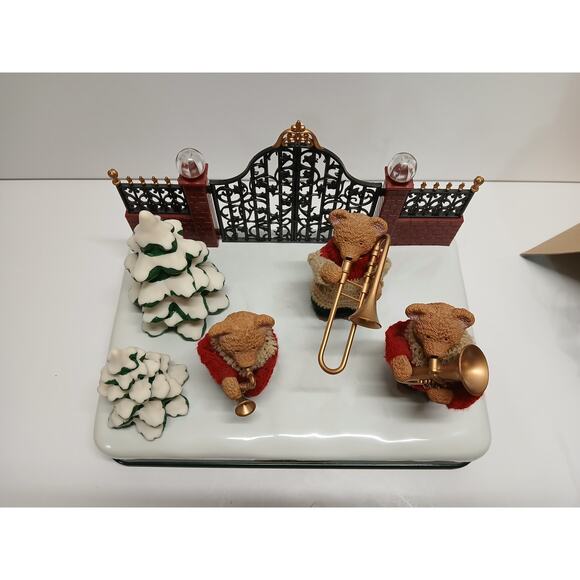 Vintage 1997 Christmas Fantasy Wonderland Bear‎ Band Musical Swing & Sway Works - Picture 2 of 8